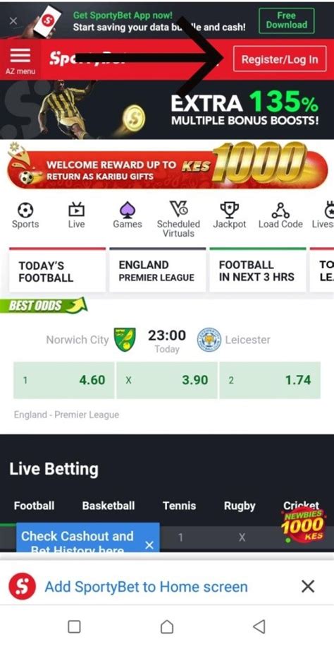 sportybet log in.